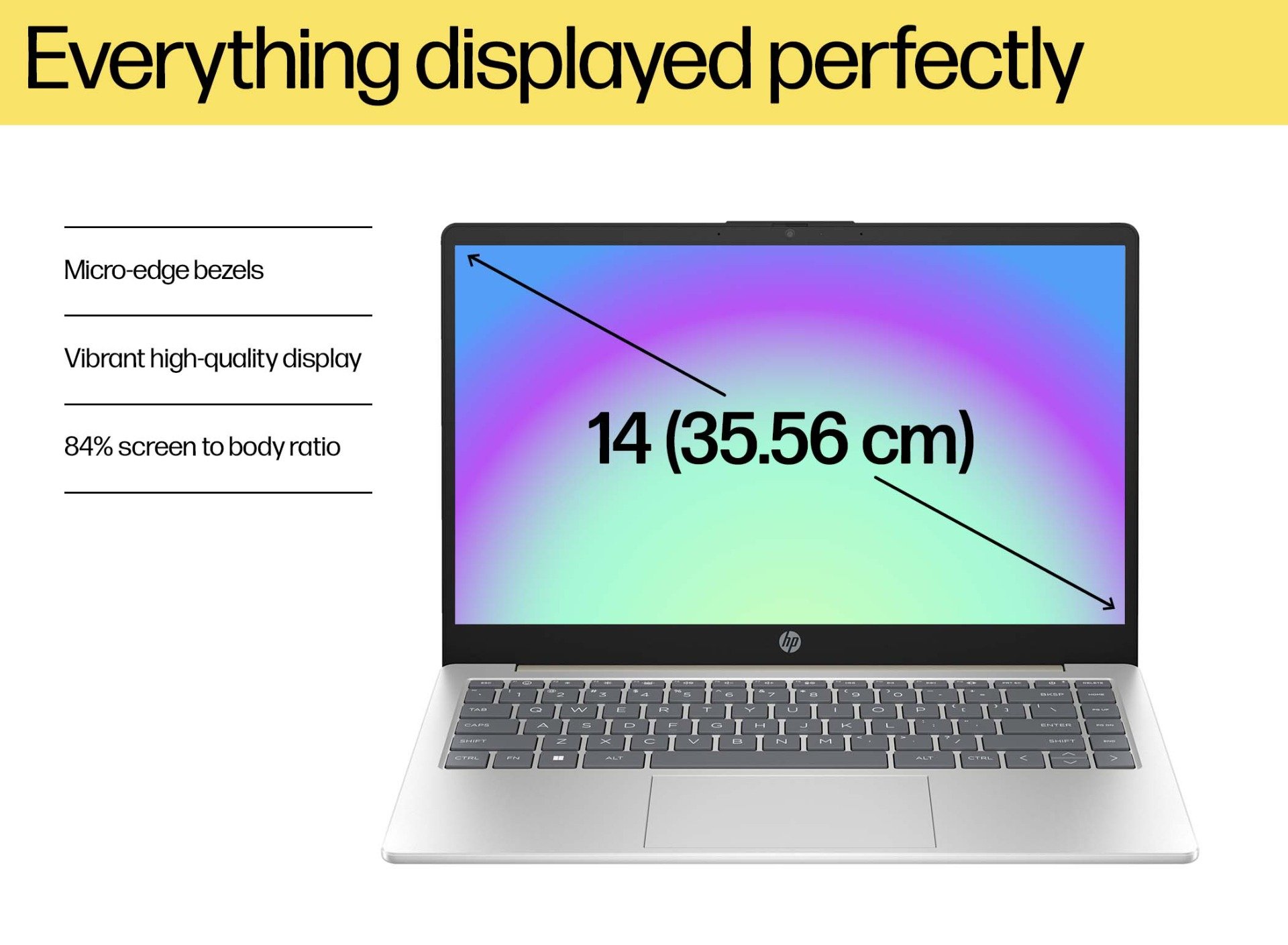 HP 14 inch Laptop 14-ep0323TU, Gold