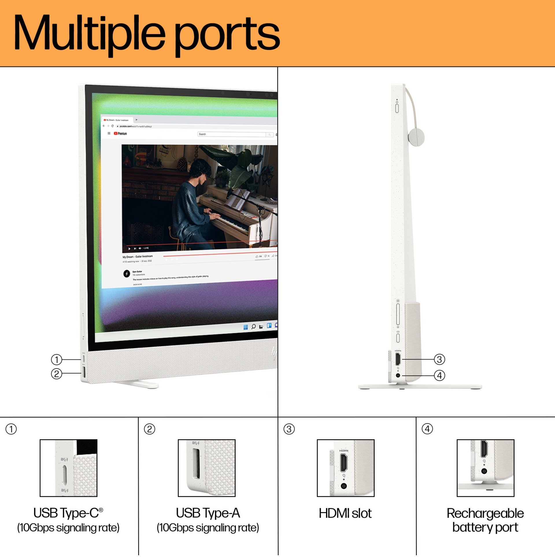 Galeri HP Envy Move 24 inch All-in-One Desktop PC 24-cs0003d