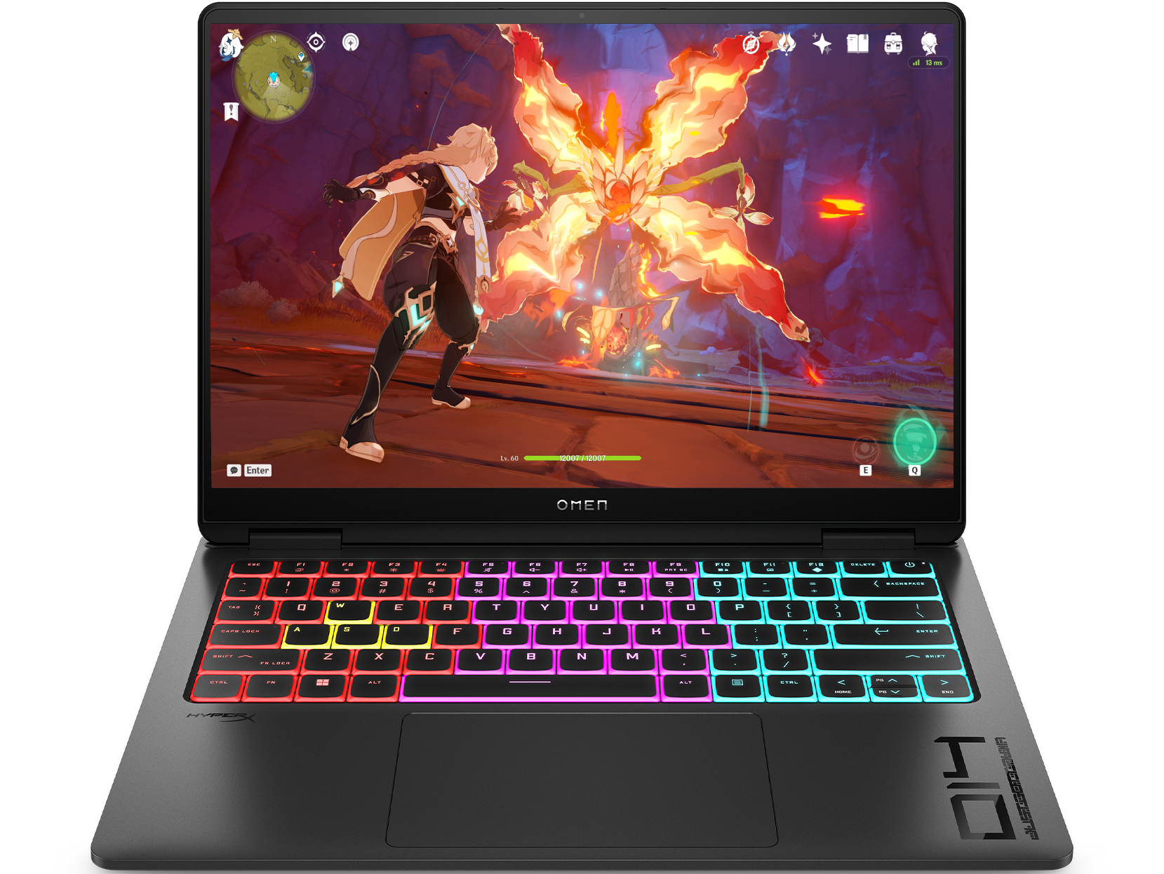 HP OMEN 14 inch Transcend Laptop 14-fb1666TX, Black - 14-inch