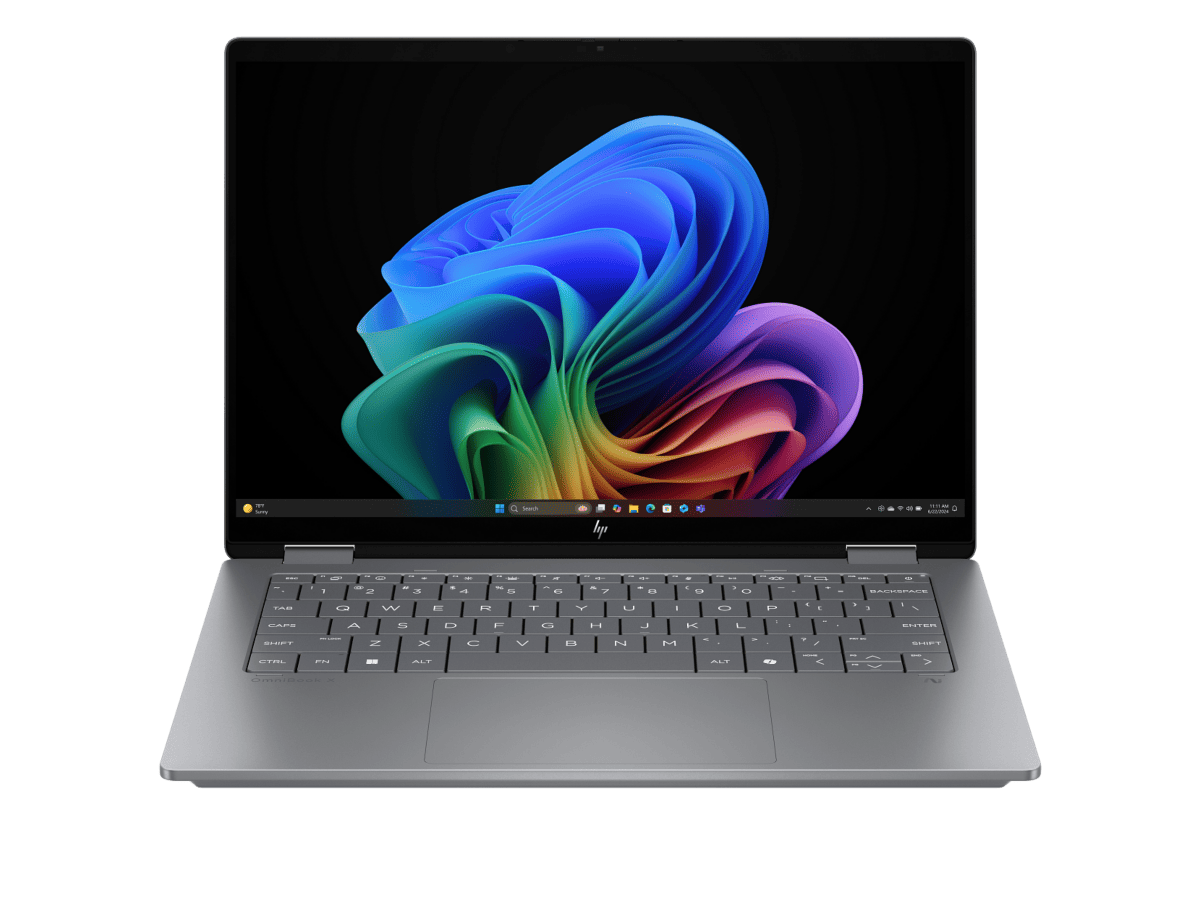 HP OmniBook X Flip 2-in-1 14 inch Laptop Next Gen AI 14-fk0888AU, Silver