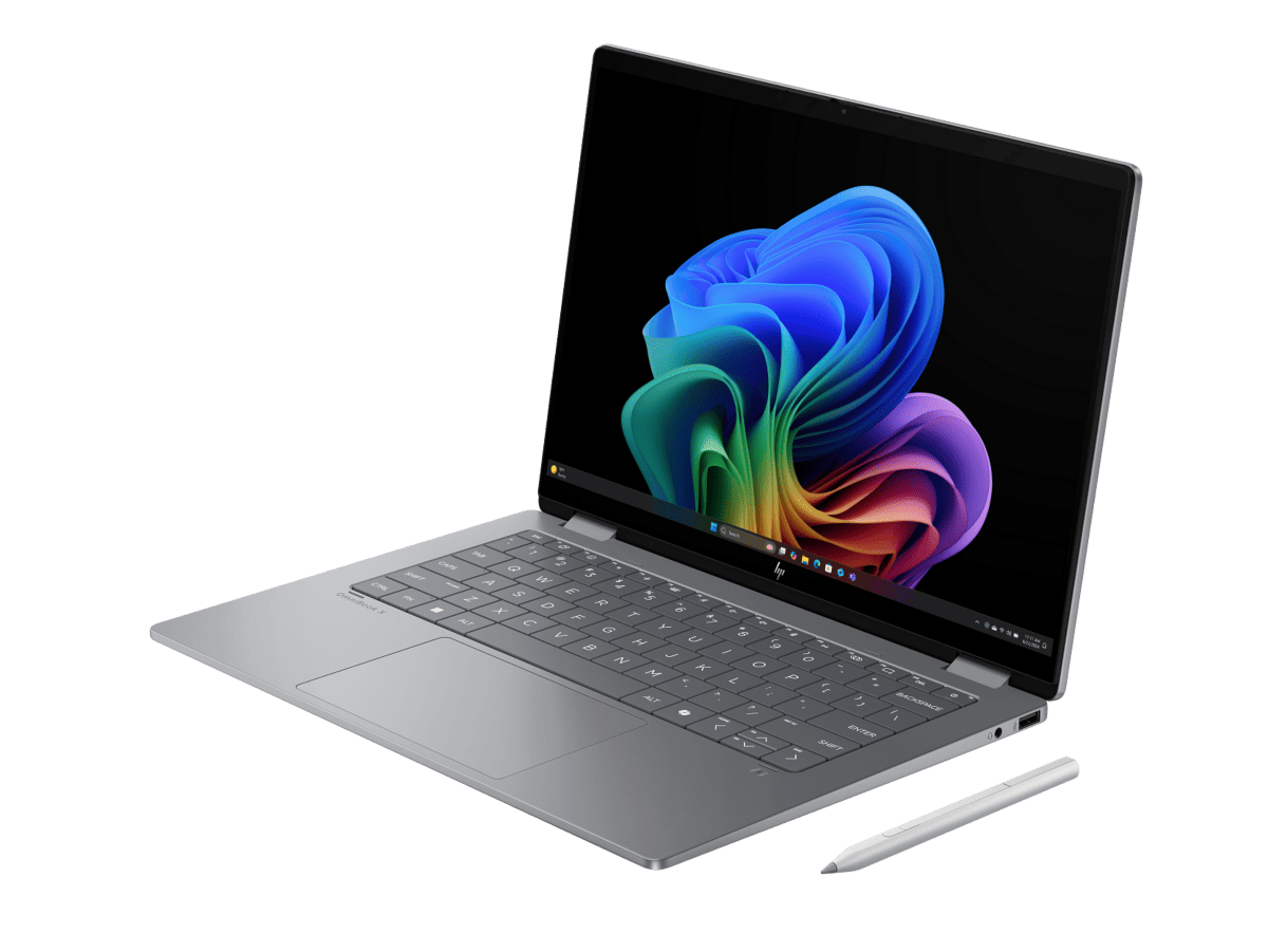 HP OmniBook X Flip 2-in-1 14 inch Laptop Next Gen AI 14-fk0888AU, Silver