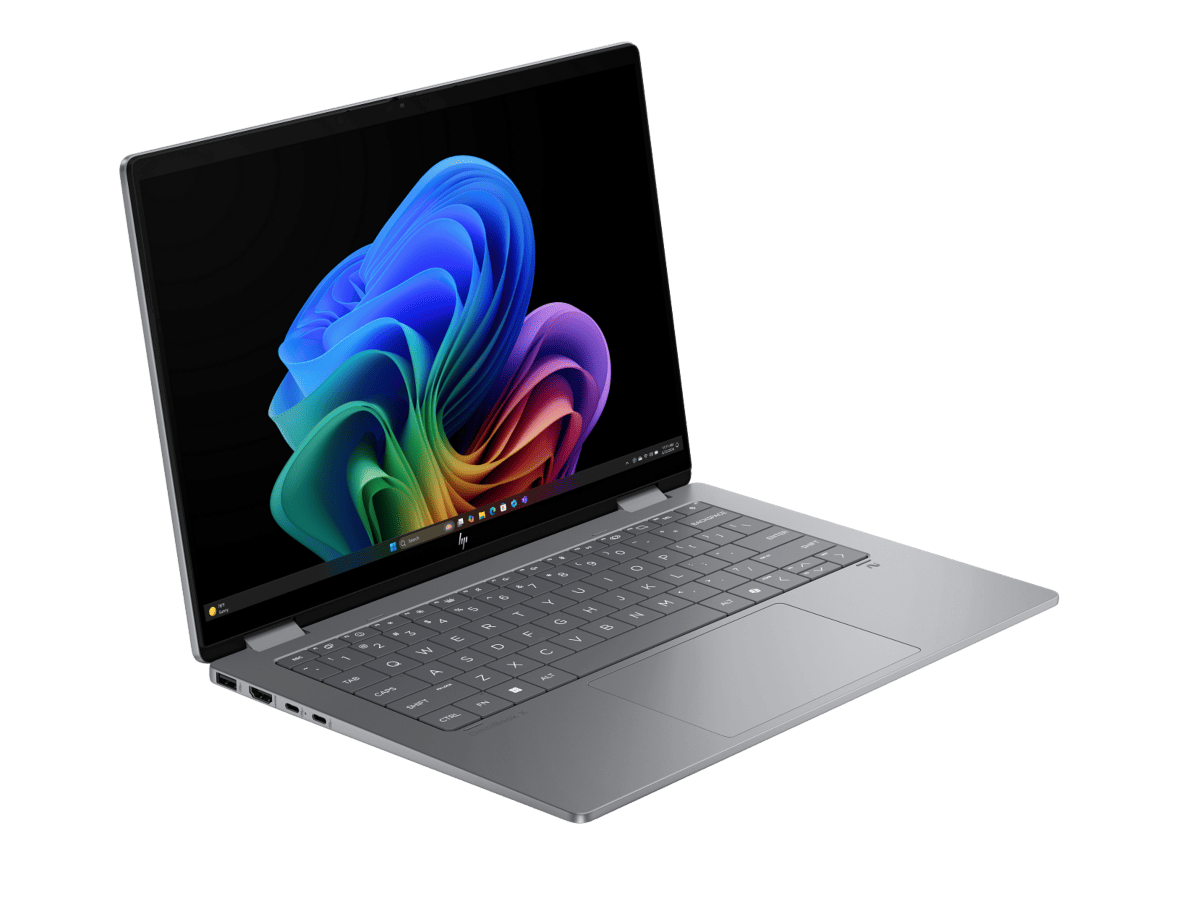HP OmniBook X Flip 2-in-1 14 inch Laptop Next Gen AI 14-fk0888AU, Silver