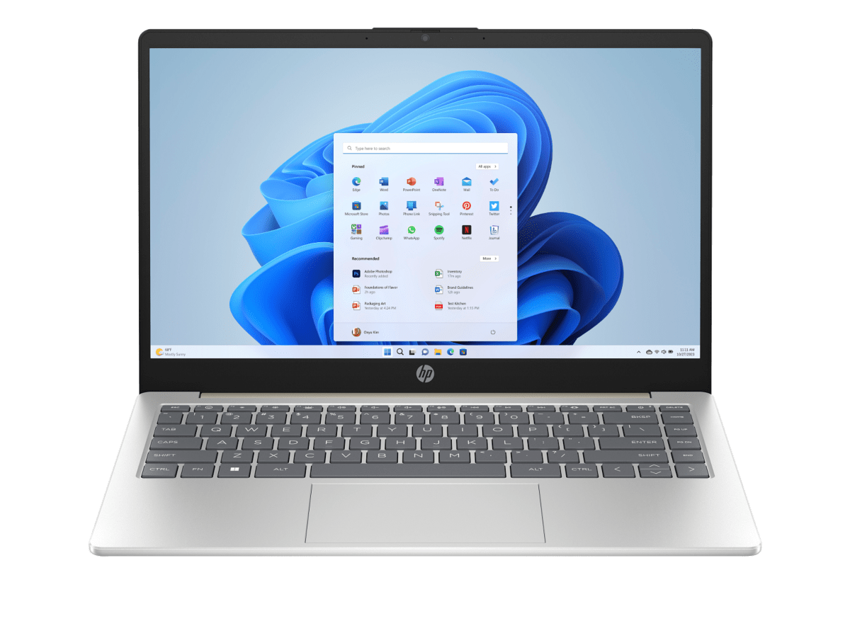 HP 14 inch Laptop 14-em0731AU, Gold