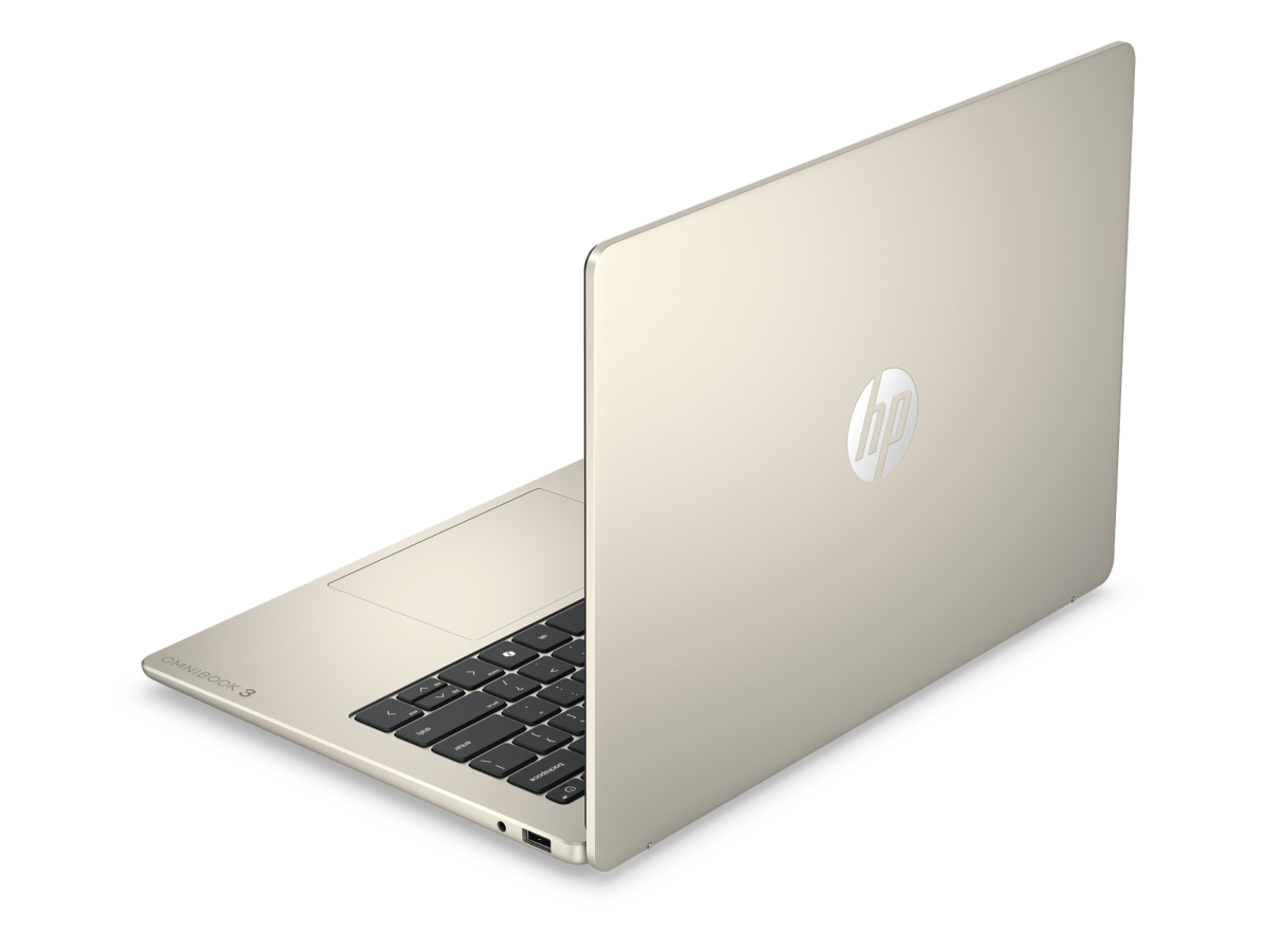 HP OmniBook 3 14 inch Laptop 14-hu0112TU, Gold