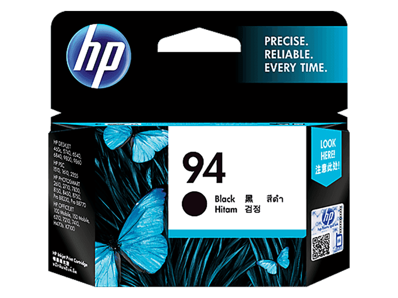 HP 94 Black Original Ink Cartridge - Shop HP.com Indonesia