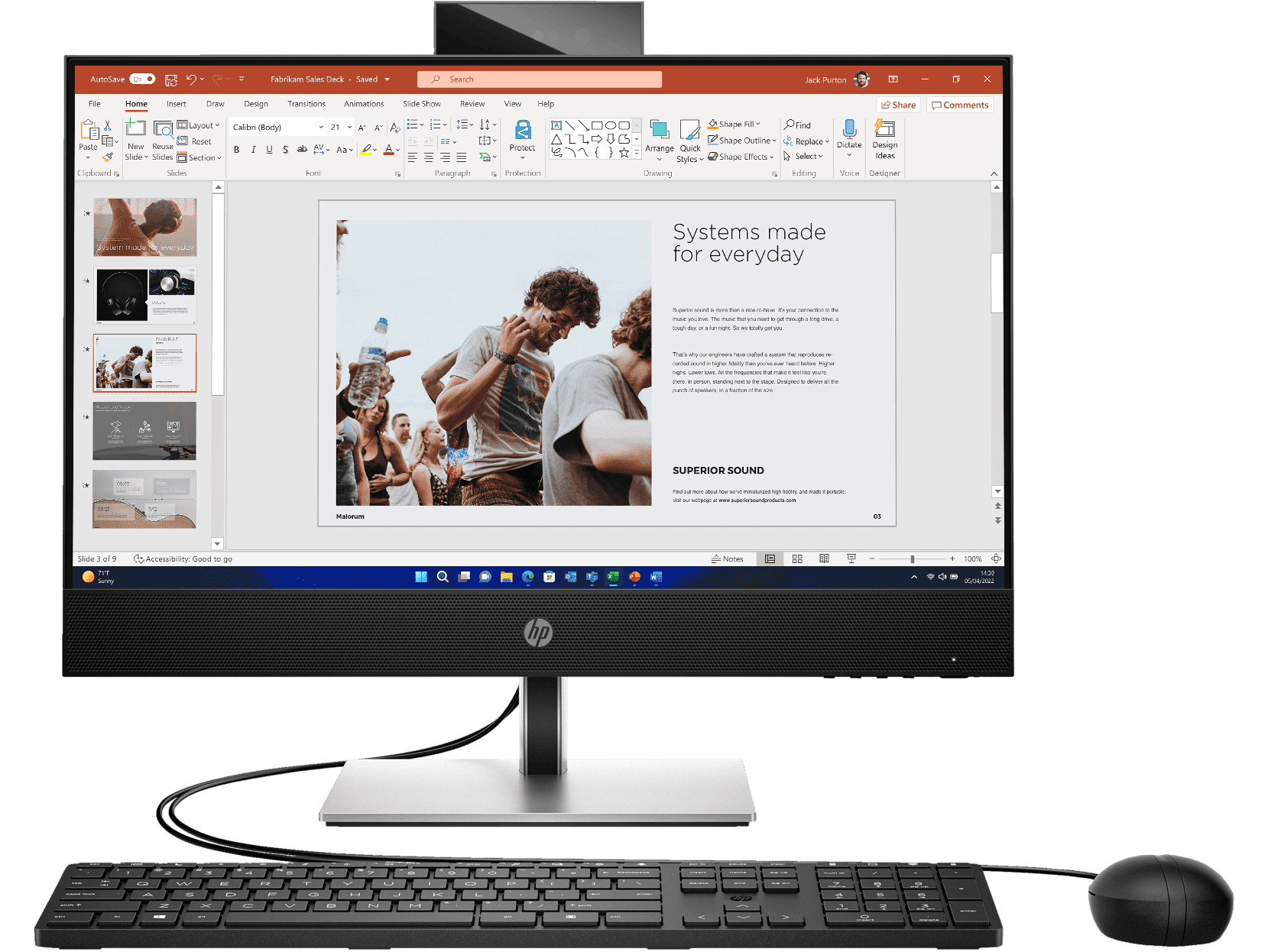 HP ProOne 440 G9 23.8 inch All-in-One Desktop PC - 16 GB RAM