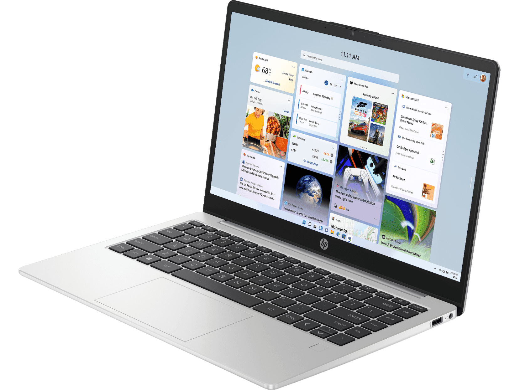 Galeri HP 14 inch Laptop 14-ep0327TU, Silver