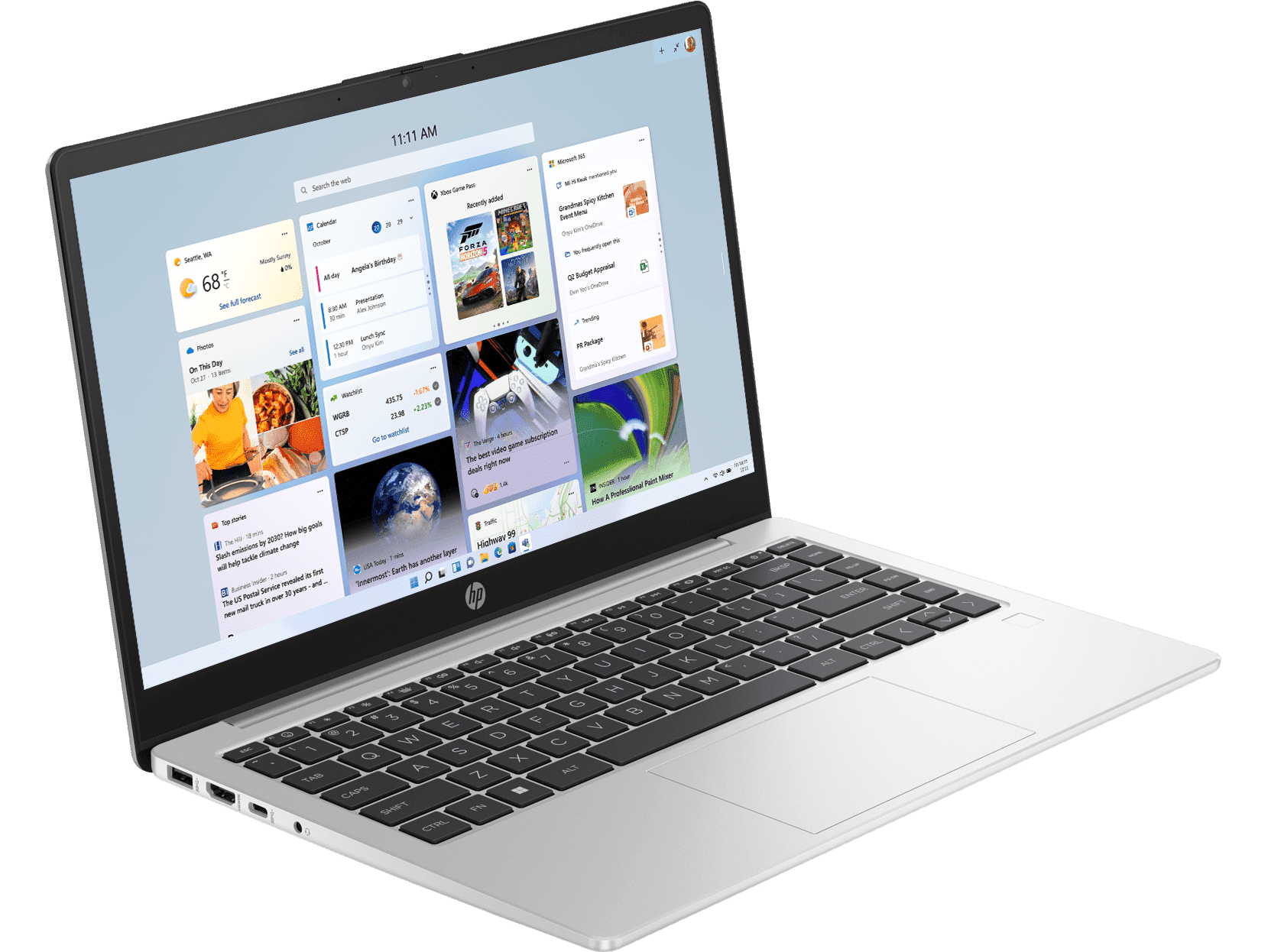 Galeri HP 14 inch Laptop 14-ep0327TU, Silver