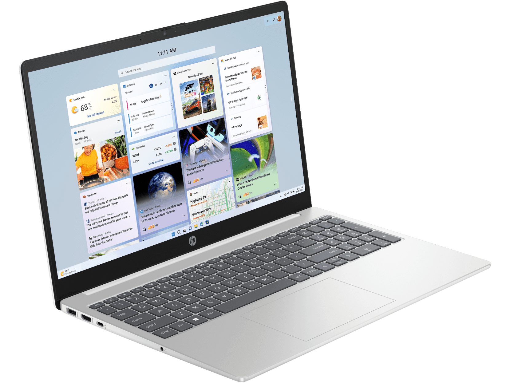 Galeri HP 15.6 inch Laptop 15-fd0560TU, White
