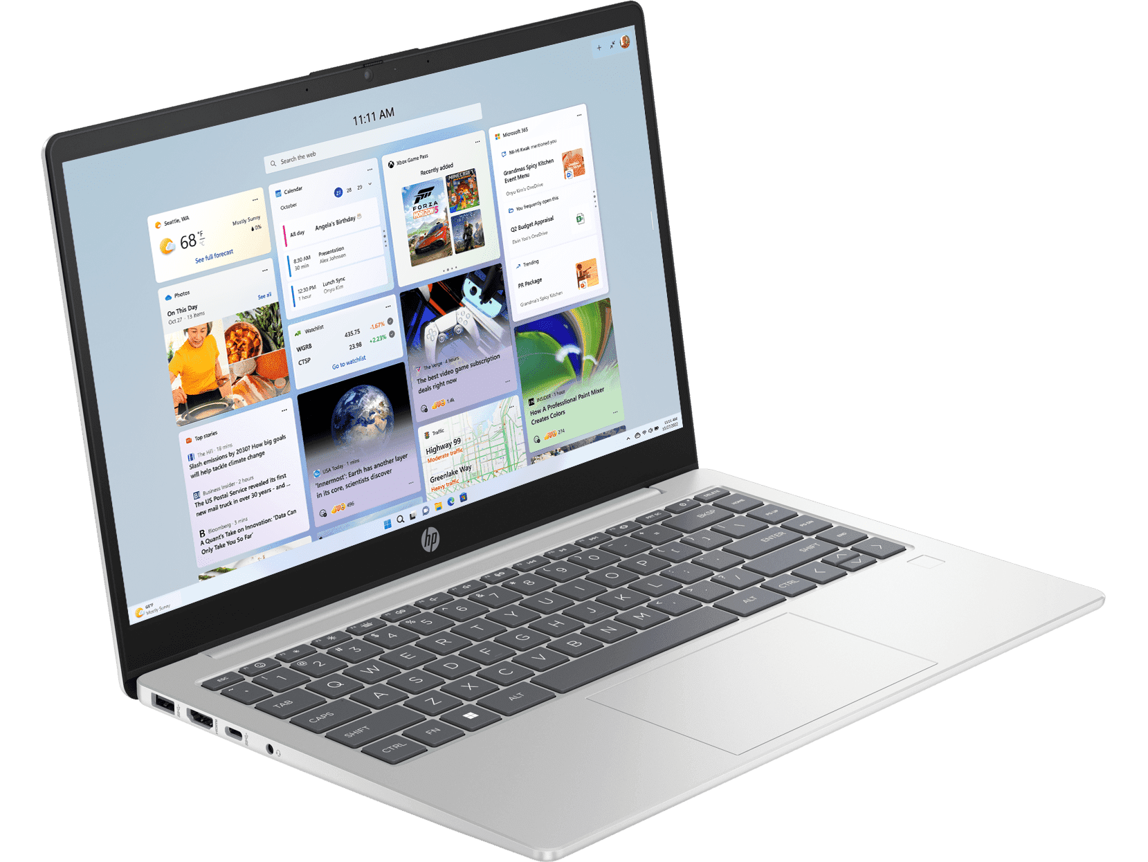 Galeri HP 14 inch Laptop 14-ep1188TU, Silver