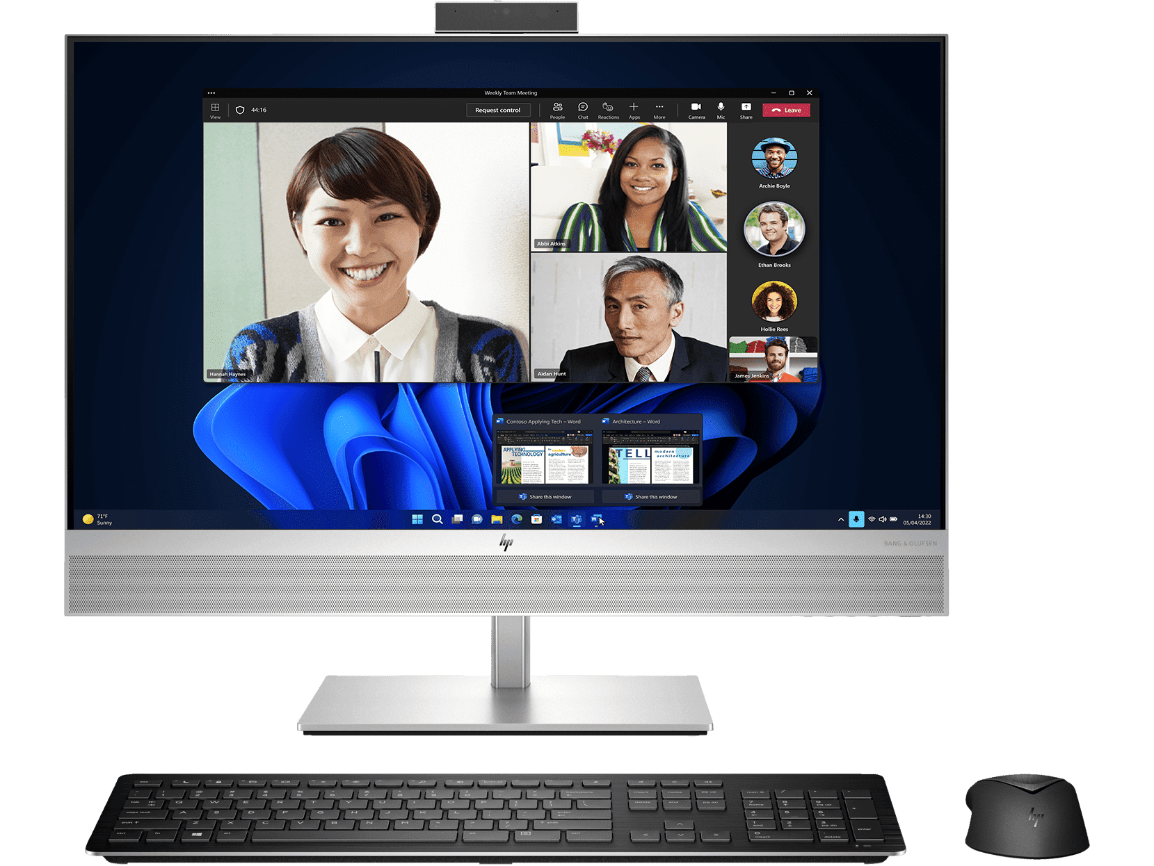 Galeri HP EliteOne 870 G9 27 inch All-in-One Touchscreen Desktop PC Wolf Pro Security Edition