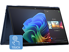 HP EliteBook X Flip G1i 14 inch Notebook Next Gen AI PC, Blue - 14" - Atmospheric blue (BL8E5PT)
