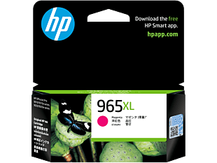 HP 965XL High Yield Magenta Original Ink Cartridge (3JA82AA) - Center facing