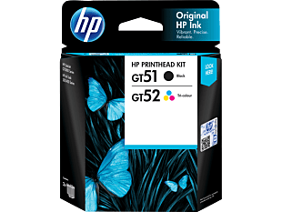 HP GT51/GT52 2-pack Black/Tri-color Printhead Replacement Kit (3JB06AA)