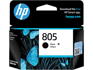 HP 805 Black Original Ink Cartridge (3YM73AA) - Center facing