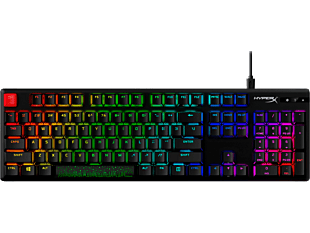 HyperX Alloy Origin - PBT keycaps Gaming Keyboard (Blue switch) (639N4AA) - Center facing