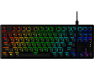 HyperX Alloy Origins Core - PBT keycaps Gaming Keyboard (Aqua) (639N9AA) - Center facing