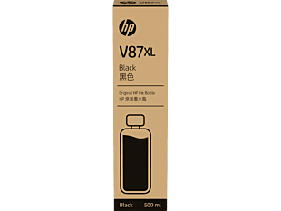 HP V87XL 500-ml Black Bottled Ink Cartridge (7FN98A)
