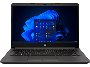 HP 240 14 inch G9 Business Laptop, Silver - 14" - Dark ash silver (B98QQPC)
