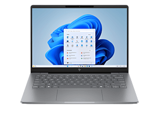 HP OmniBook 7 14 inch Laptop 14-fs0999TU, Silver + HP 150 Wireless Mouse + Flash disk - 14-inch - Meteor silver (C0BA6PA-BN1)