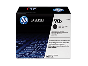 HP 90X High Yield Black Original LaserJet Toner Cartridge (CE390X) - Center facing