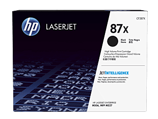 HP 87X High Yield Black Original LaserJet Toner Cartridge (CF287X) - Center facing
