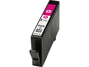 HP 905XL High Yield Magenta Original Ink Cartridge (T6M09AA) - Left facing