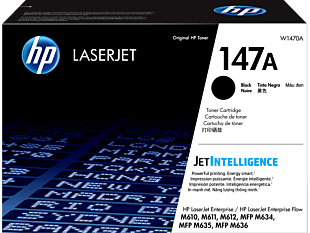 HP 147A Black Original LaserJet Toner Cartridge (W1470A) - Center facing