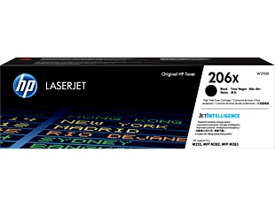 HP 206X High Yield Black Original LaserJet Toner Cartridge (W2110X) - Center facing