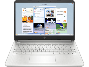 HP 14 inch Laptop 14s-dq5227TU, Silver - 14" - Silver (B29ZDPA)