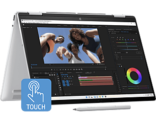 HP Envy x360 14 inch  2-in-1 Laptop 14-fa0888AU, Silver + HP USB-C Dock G5 - 14" - Glacier Silver (9X3E6PA-BN1)