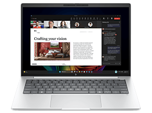 HP EliteBook 8 G1a 14 inch Notebook Next Gen AI PC,Silver - 14-inch - Glacier silver (C3GB7PT)