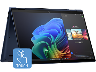 HP EliteBook X Flip G1i 14 inch Notebook Next Gen AI PC, Blue - 14" - Atmospheric blue (BL8E5PT)