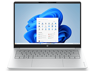 HP OmniBook 3 14 inch Laptop 14-hu0044TU, Silver - 14" - Glacier silver cover and keyboard frame, canvas gray base (D6UD0PA)