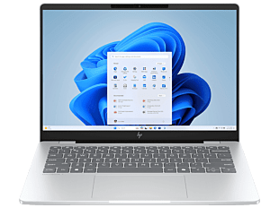 HP OmniBook 7 14 inch Laptop AI 14-fr0222TU, Silver - 14-inch - Glacier silver aluminum (D07C5PA)