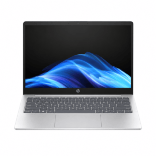 HP OmniBook 3 14 inch Laptop Next Gen AI 14-hv0037AU, Silver - 14" - Glacier silver cover and keyboard frame, glacier gray base (D6UK4PA)