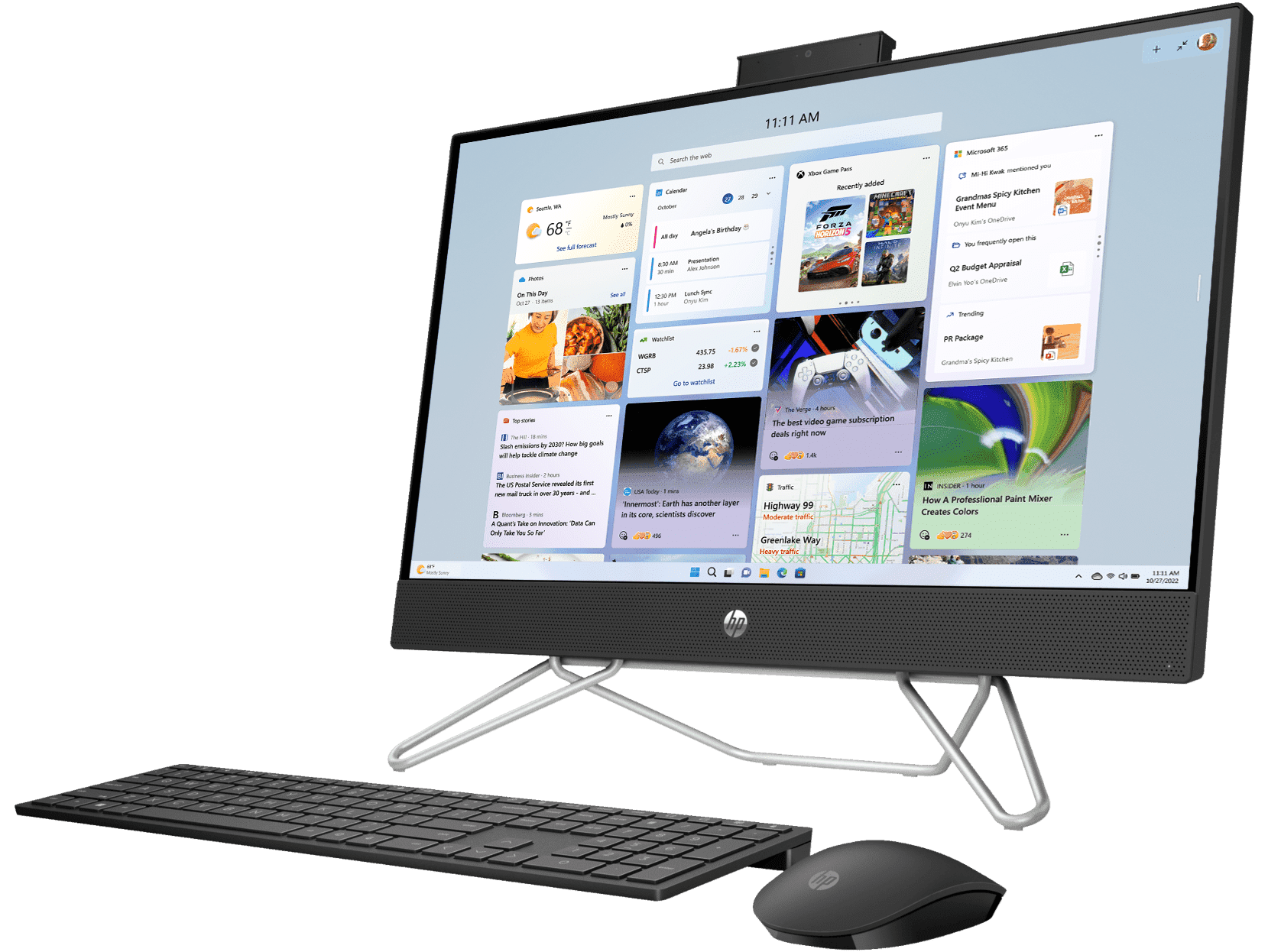 HP 24 inch All-in-One Desktop PC 24-cb1998d (A1RQ9PA