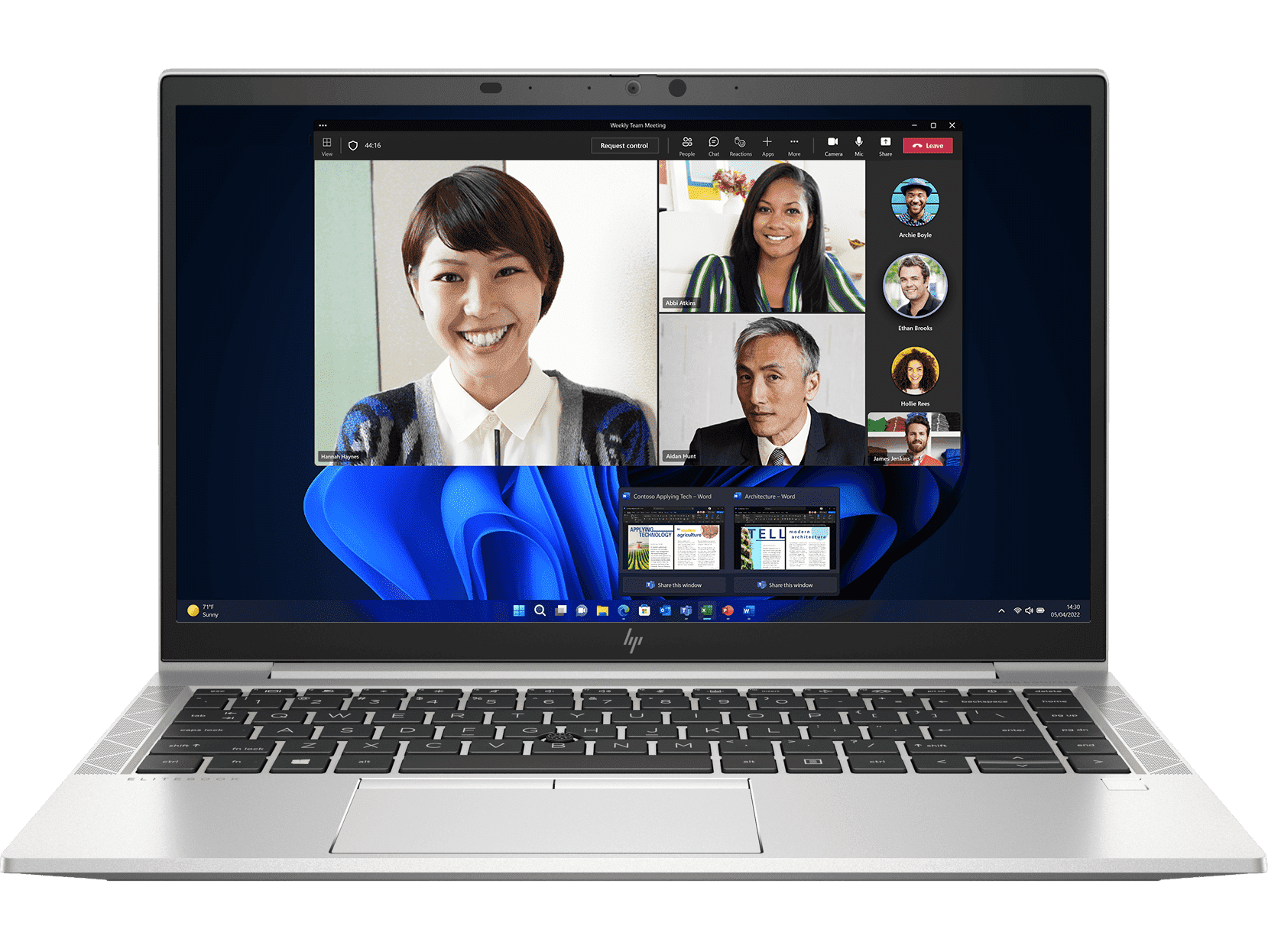 HP EliteBook 840 G8 14 inch Business Laptop, Silver - 14