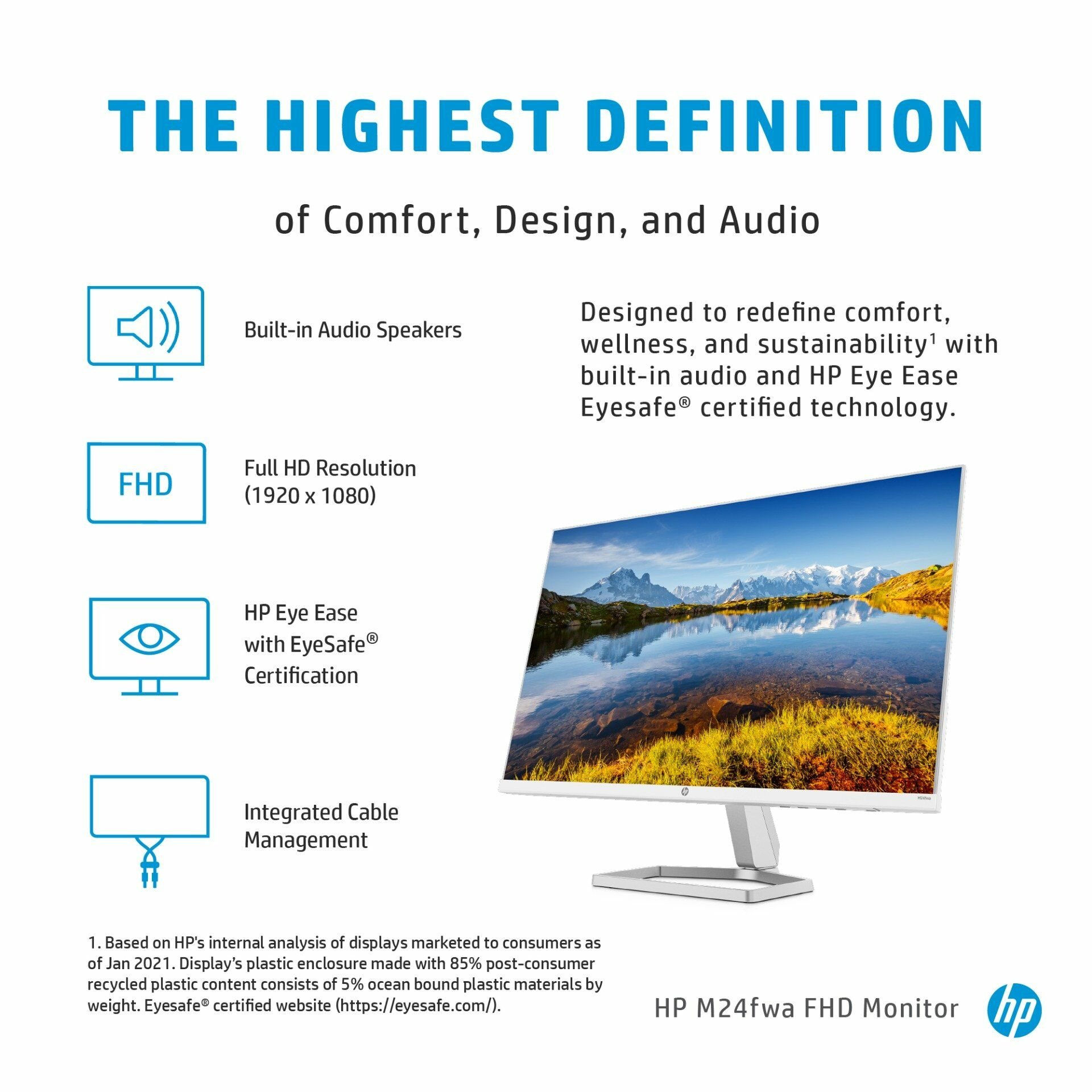 HP M24fwa 23.8 inch FHD Monitor - 23.8