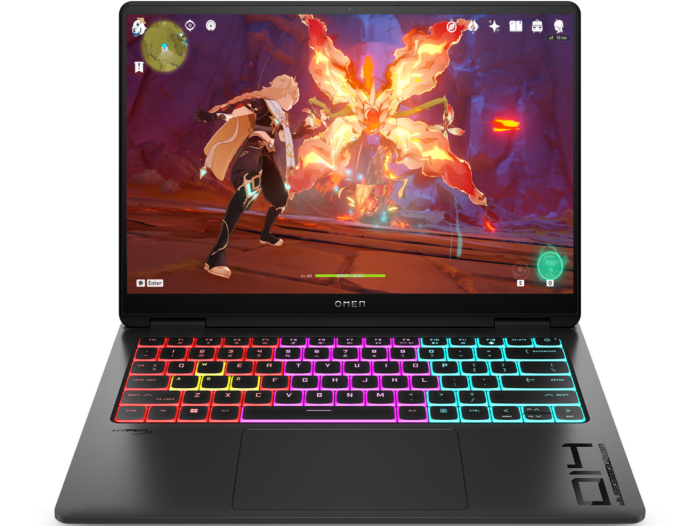 HP OMEN 14 inch Transcend Laptop 14-fb1666TX, Black + HP 150 Wireless Mouse + Flash disk - 14-inch - Shadow black (BV0R3PA-BN1)