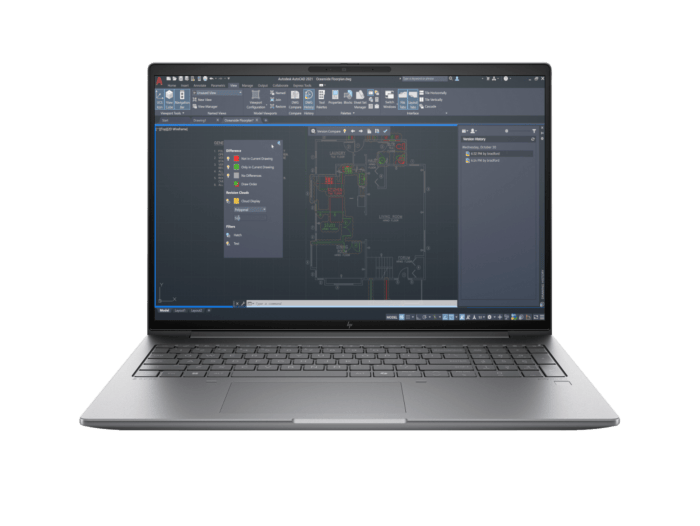 HP Zbook Power G11A 16 inch Mobile Workstation PC, Silver - 16-inch - Silver (9A814AV)