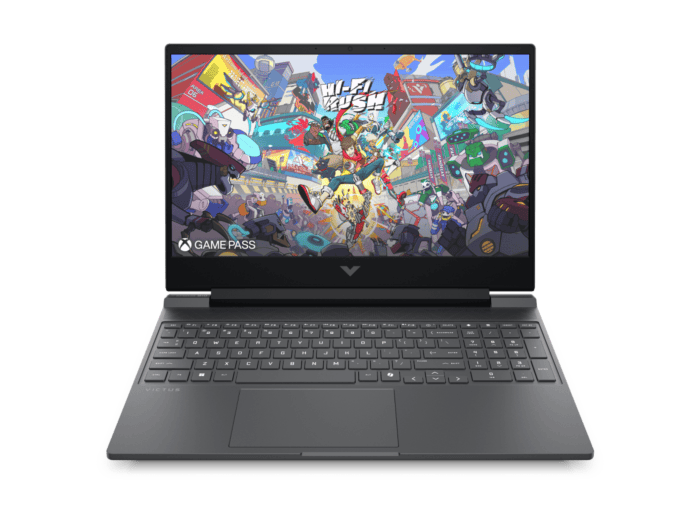 Victus Gaming 15 inch Laptop 15-fa2666TX, Silver - 15.6" - Mica silver, black chrome logo (B6NR1PA)