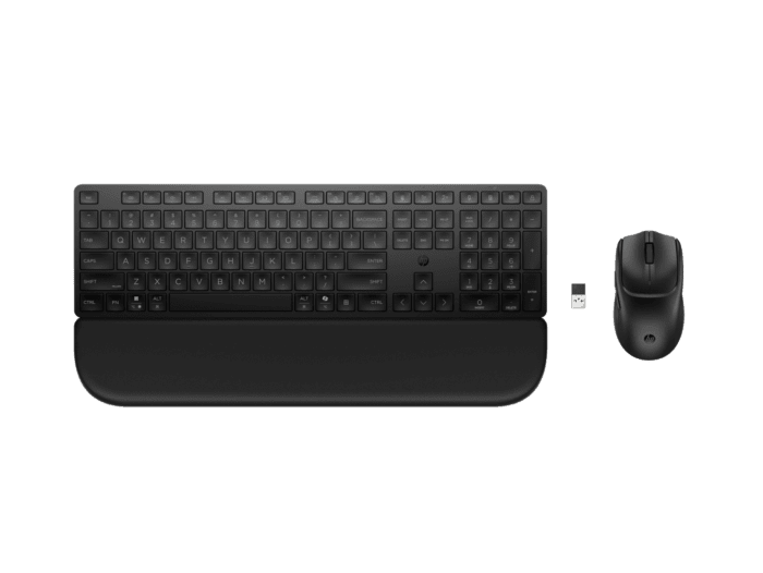 HP Multi-Device Dual-Mode Mouse and Keyboard Combo with Palm Rest 580C (BD5F2AA)