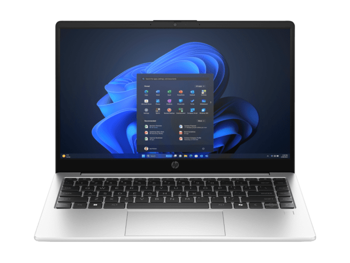 HP 240R 14 inch G10 Business Laptop, Silver - 14-inch - Turbo silver (C50G9AT)