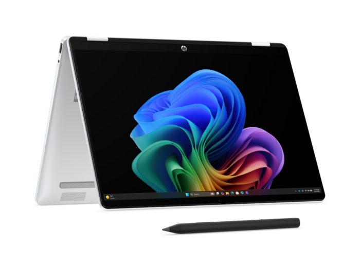 HP OmniBook 5 14 inch Flip 2-in-1 Laptop Next Gen AI 14-km0014TU, Silver - 14" - Glacier silver (D6UK5PA)