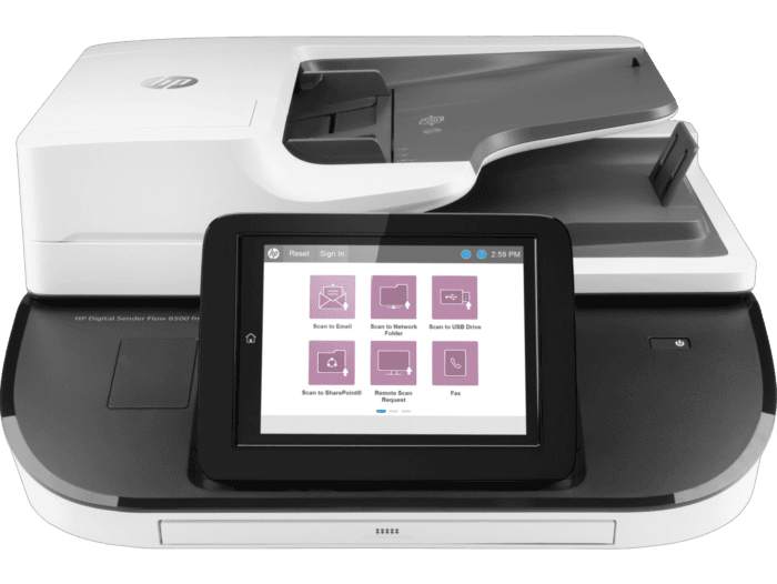 HP Digital Sender Flow 8500 fn2 Document Capture Workstation (L2762A) - Center facing