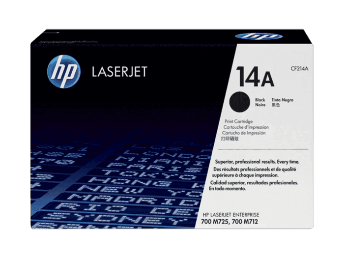 HP 14A Black Original LaserJet Toner Cartridge