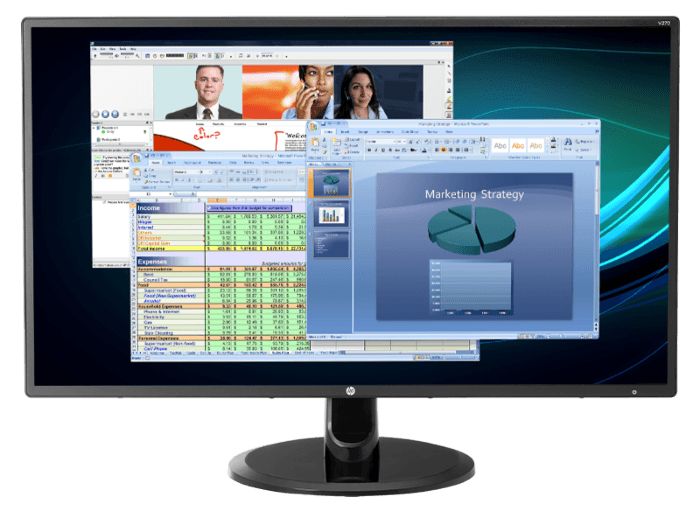 HP V270 27inch Monitor HP Online Store