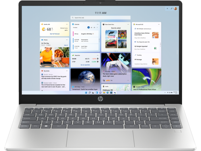 HP 14 inch Laptop 14-em0735AU, Silver - 14-inch - Natural silver (D70D3PA)