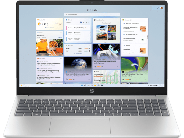 HP 15.6 inch Laptop 15-fd0429TU, Silver - 15.6-inch - Natural silver (B4HD3PA)